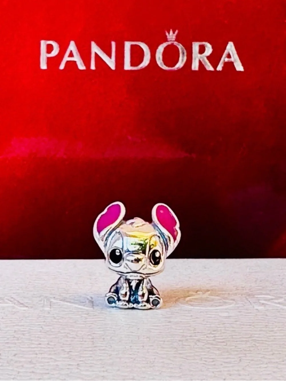 7 Pandora Silver Multicolor Enamel Pet Character Charm Set new with out tags